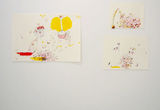 Thumb_3-paintings-on-paper-on-the-wall-using-same-patterns-of-colour-as-seen-on-the-previous-painted-piece-red_-pink-and-yellow